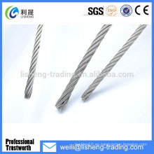 Cable de acero inoxidable 7x19 de alta calidad